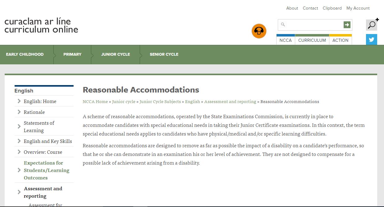 Reasonable Accommodations