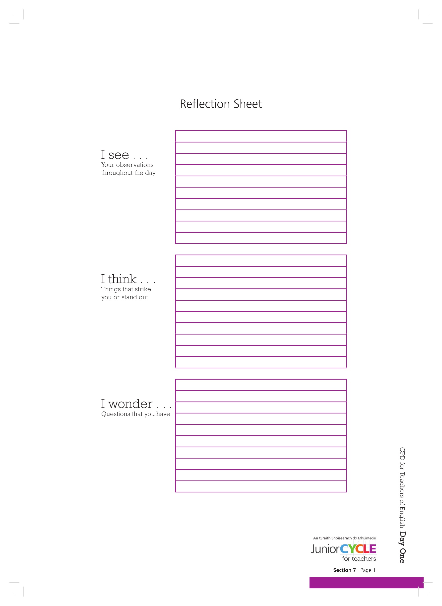 Section 7: Resources