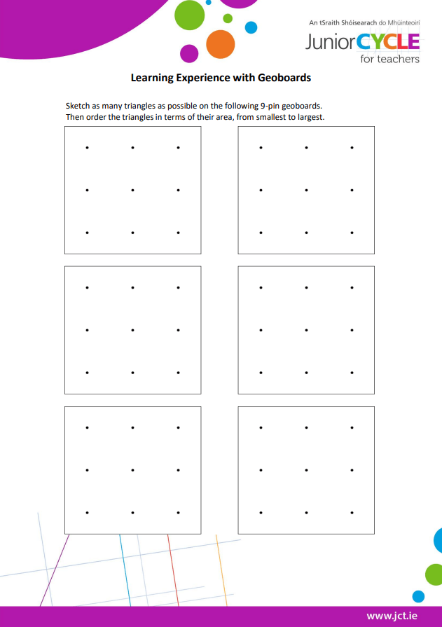 Triangle Geoboard Task