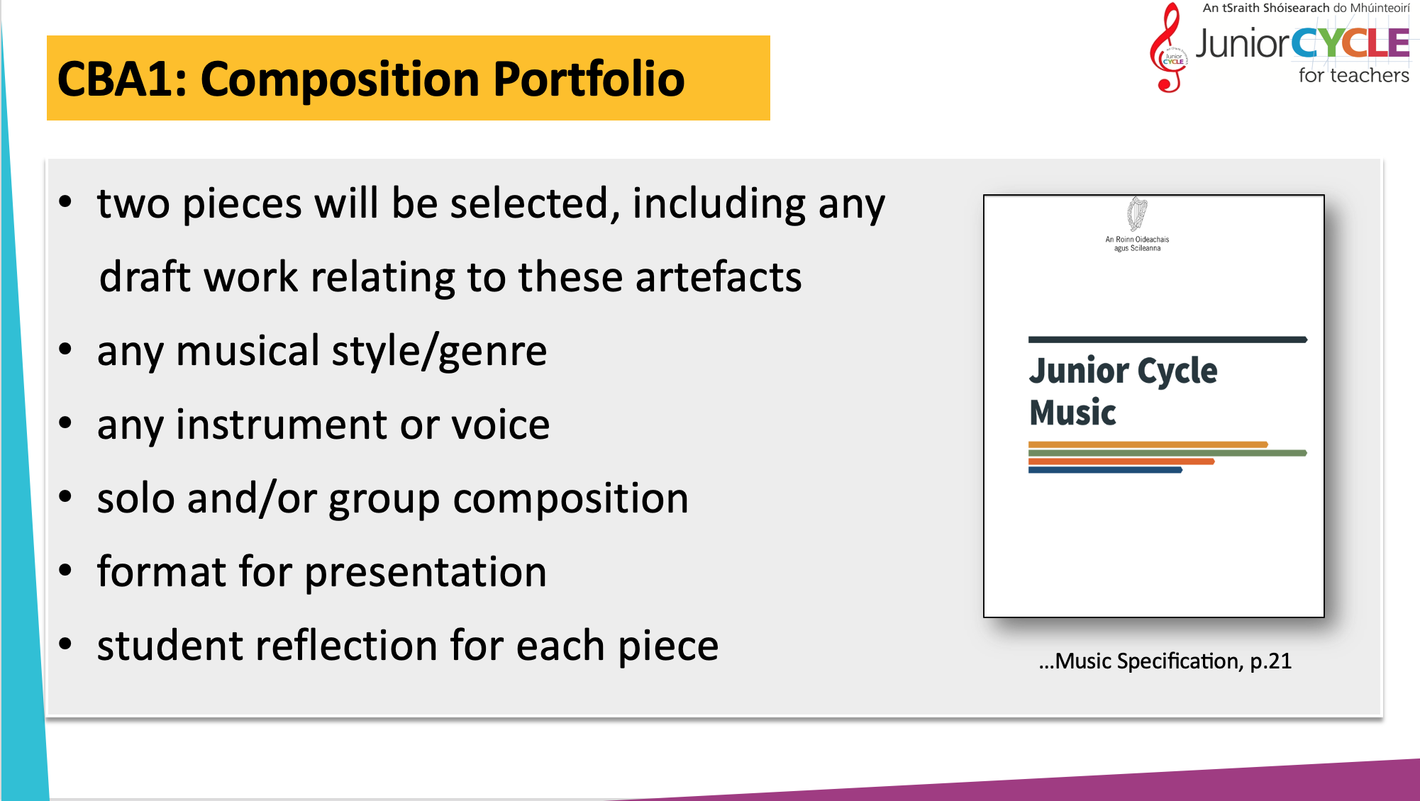 CBA1: Composition Portfolio - Overview