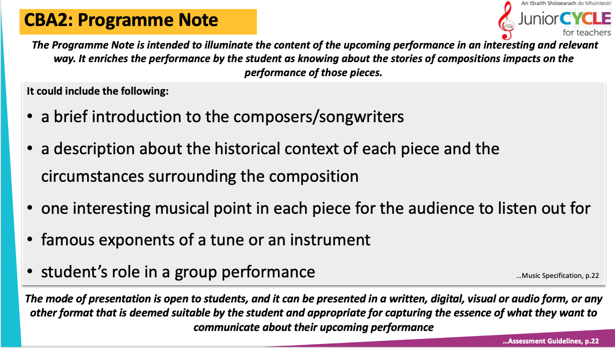 CBA2: Programme Note - Overview