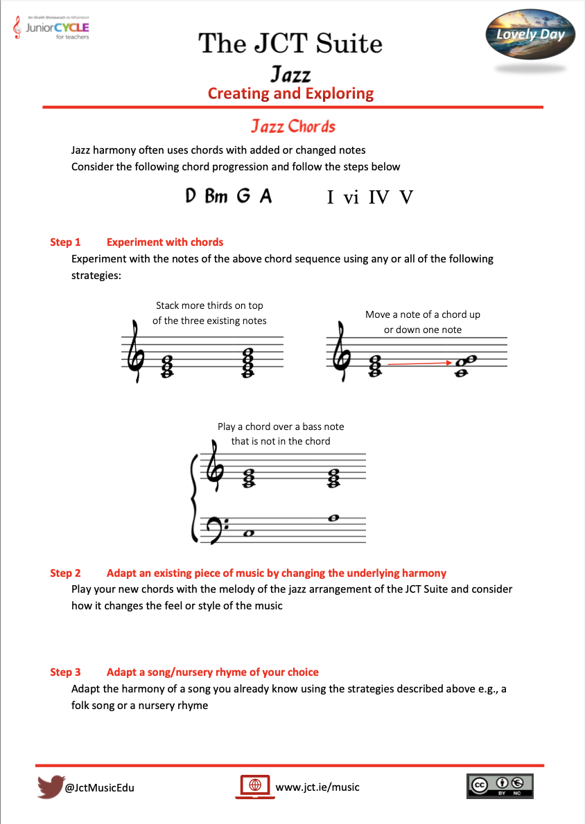 Creating and Exploring - JAZZ Chords