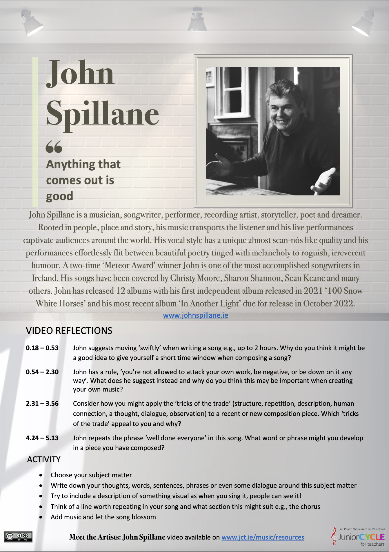 John Spillane Classroom Support