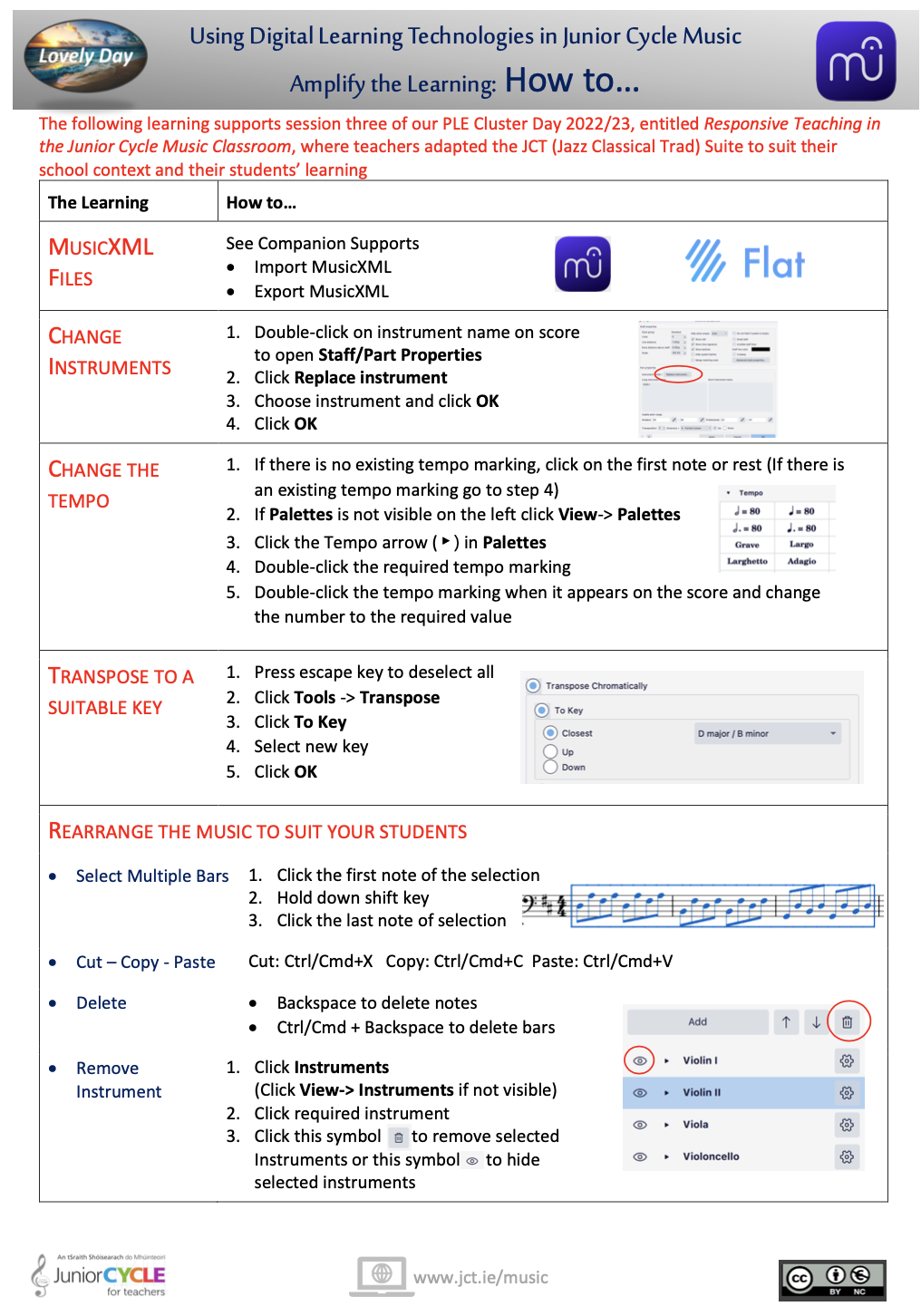 The JCT Suite: Amplify the Learning (DLT) - How To... MUSESCORE 4