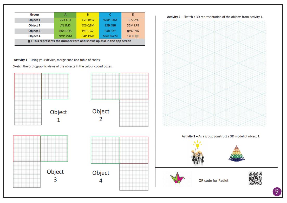 Merge Cube Handout