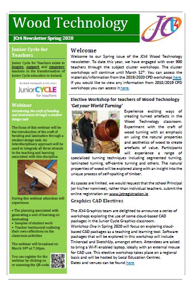 Wood Technology Newsletter Spring 2020