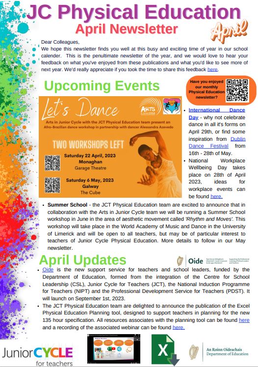 April 2023 Newsletter