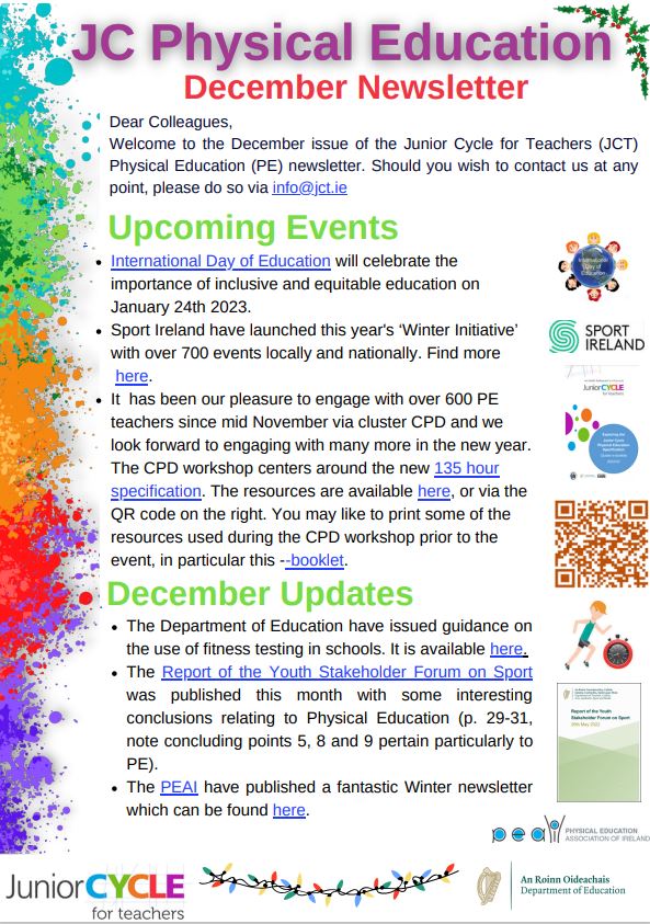 December Newsletter